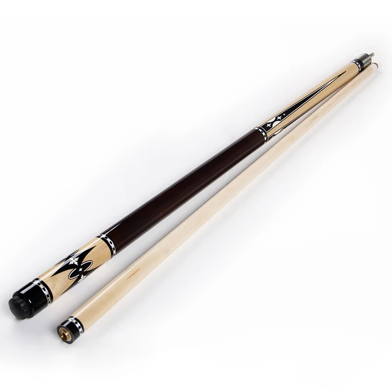 

Delicate Design Maple Wood Cue Stick High Quality 1/2 Billiard Cue Center Jointed, Colorful