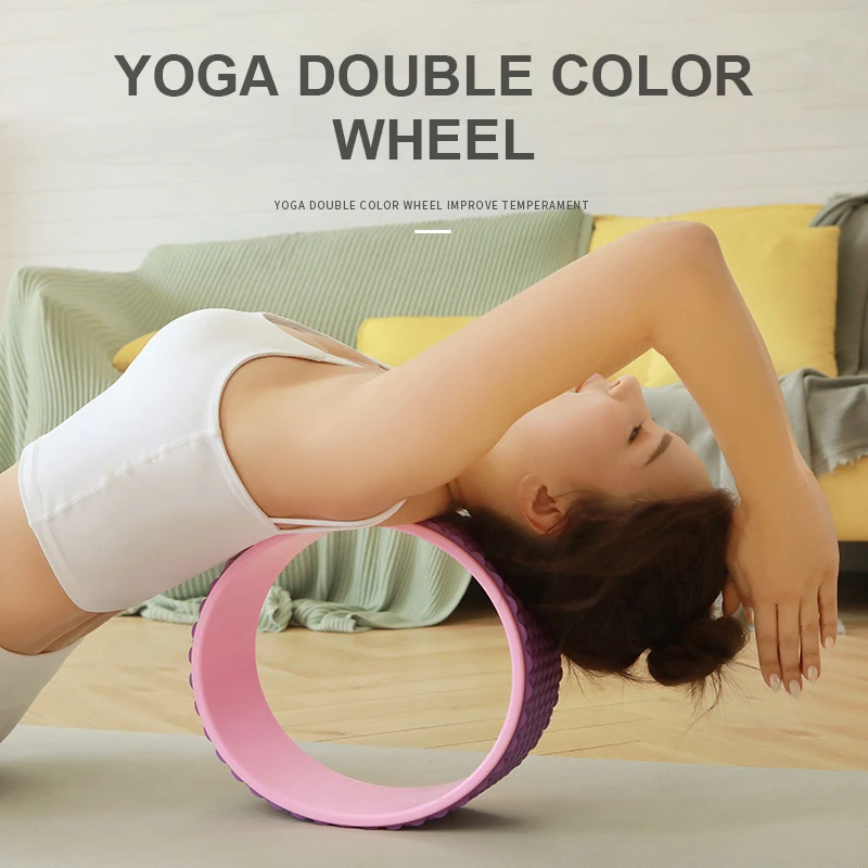 

Comfortable And Durable Back Roller Muscle Relaxation Bend Artifact Pilates Circle Sports Trainer Yoga Wheel