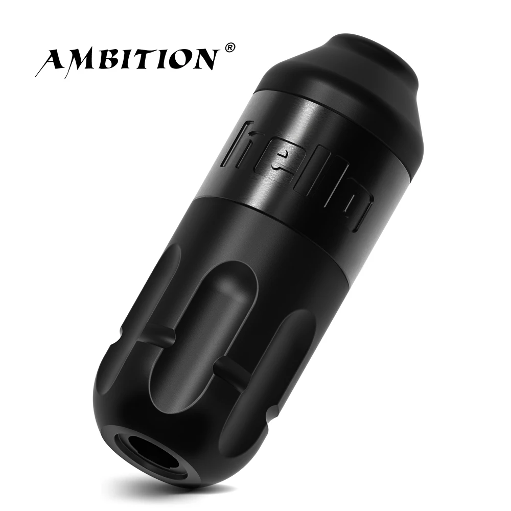 

AMBITION Coreless Motor Stroke 4.0 mm Short Mini Rotary Tattoo Pen Machine For Body Art, Black, gold, silver