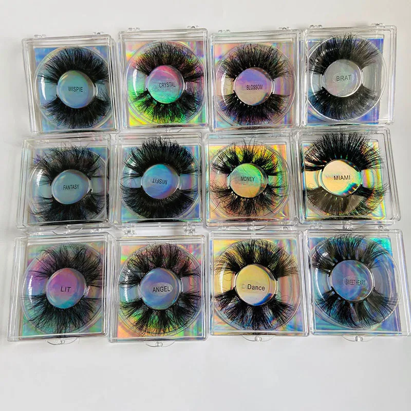 

Cruelty Free Fluffy Lash valentines day gifts Wholesale 25mm Mink Lashes , Thick HandMade Full Strip Lashes