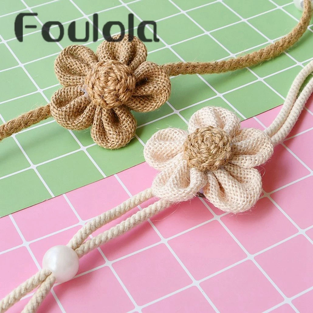 Manufacturers New Arrival Crochet Flower Toy Use for Curtain Decoration