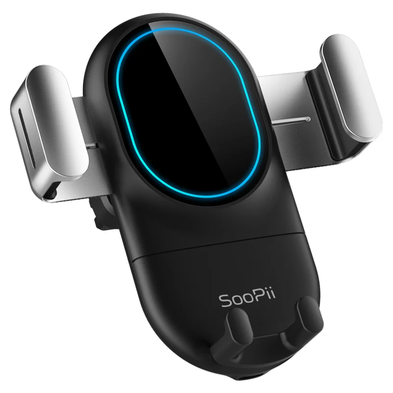 
SooPii Qi Wireless Car Charging Holder 10W Wireless Car Charger, Apple Phone Car Holder Mount 
