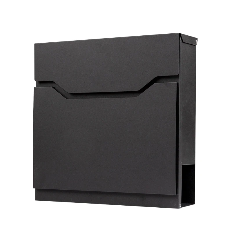 
mailboxes residential modern cast iron mailbox metal smart stand mail box wall mounted post box  (62219491571)