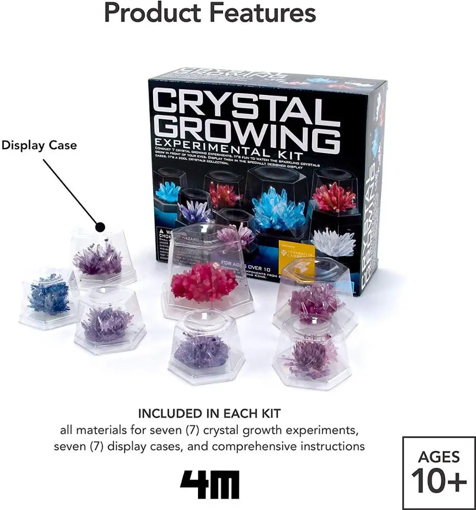 
Easy DIY STEM Toys Lab Experiment Specimens Crystal Growing Science Experimental Kit 