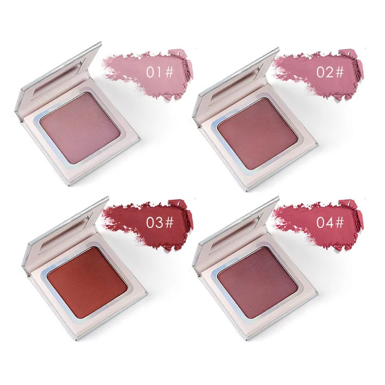 

2020 Amazon Hot Selling Portable Single Color Natural Cream Blush With Private Label, 4 colors