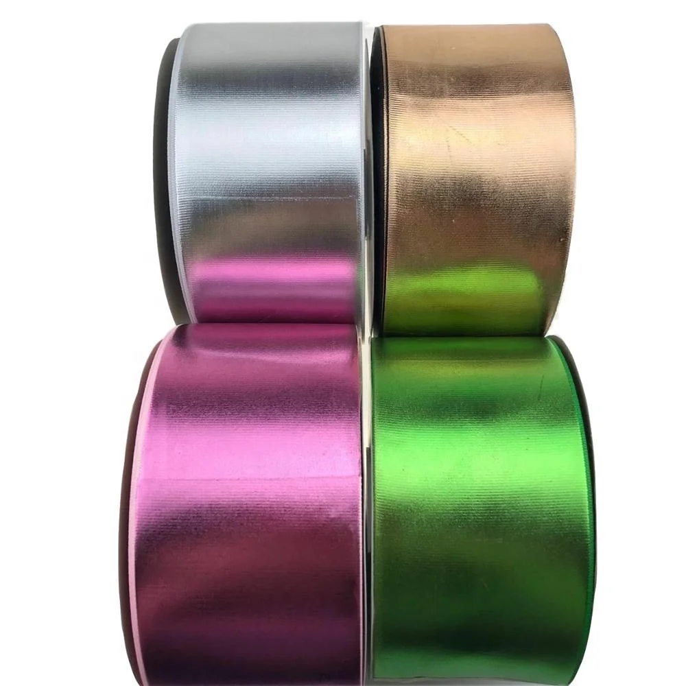 

3 inch solid hologram grosgrain ribbon for Hairbow Accessories, Customized color