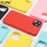

Free Shipping TOPK Soft Thin Anti-knock Candy Color TPU Phone Case for iPhone 11 Pro Max