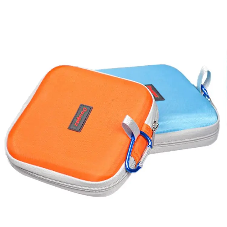 

New Pet Dog outdoor folding water cat folding double bowl Oxford cloth dog bowl feeding supplies, Customized color