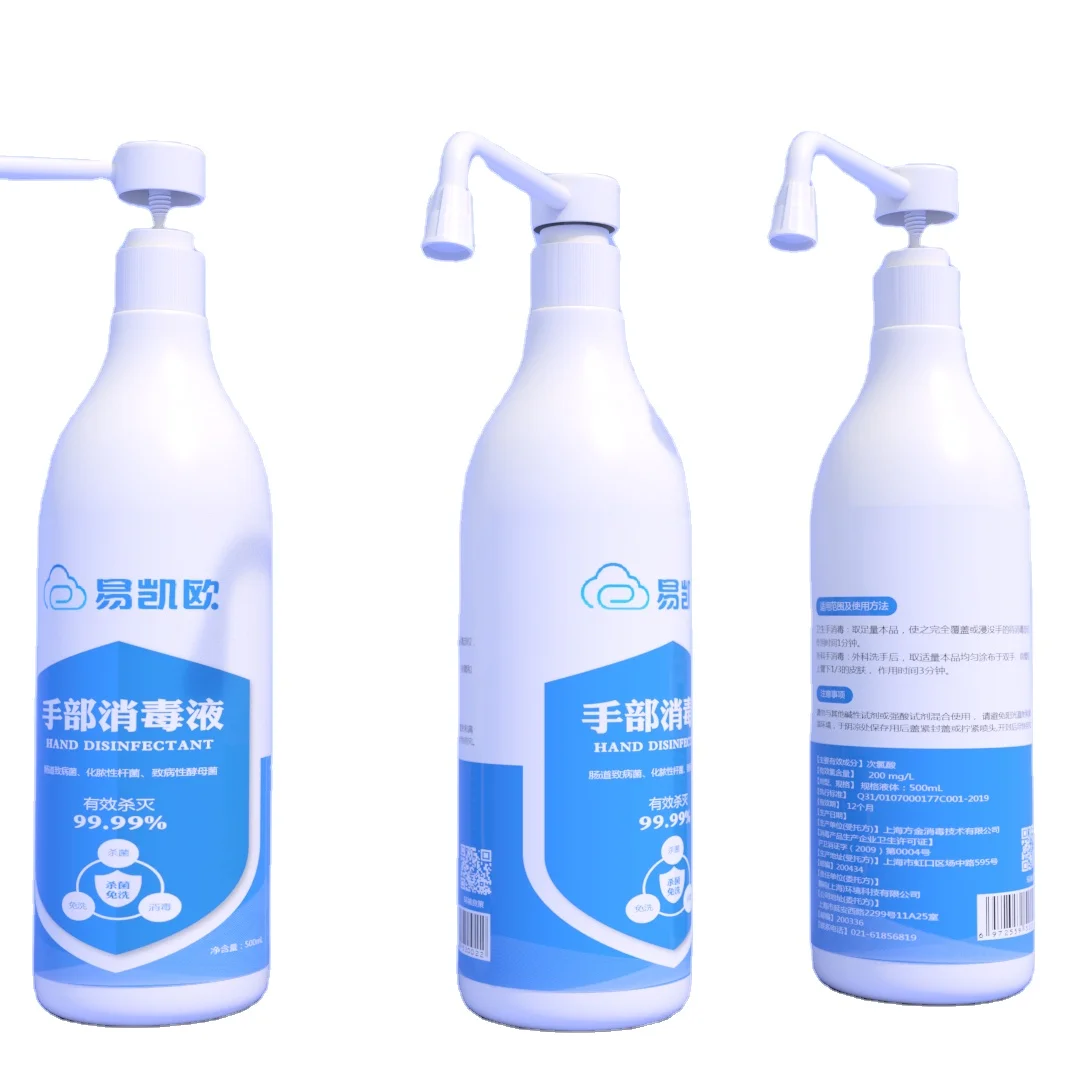 

Best Seller Hypochlorite hand wash cleaner gel 500 ml CE certified with factory Supply, Colorless