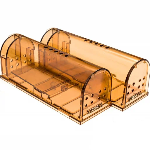 Wholesale ABS Plastic Reusable Smart Rat Trap Plastic Box Physical Mouse Killer Human Mouse Trap