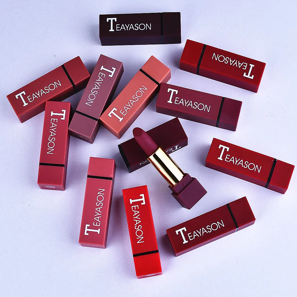

10Pcs Sexy Matte Silk Lipsticks Moisturizing Long-Lasting Waterproof Lipstick Blam Set Makeup Cosmetics Gift Kit