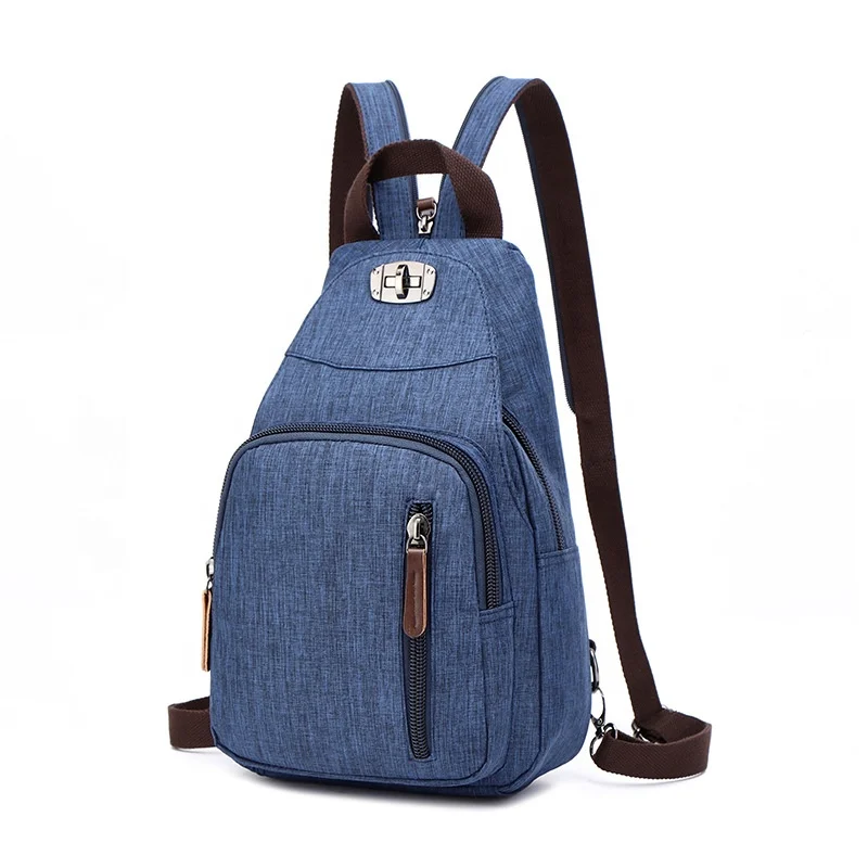 

FSD64 Stylish Unique Girls Travel Backpack Rucksack with one Zipper Strap Sling, See below pictures showed