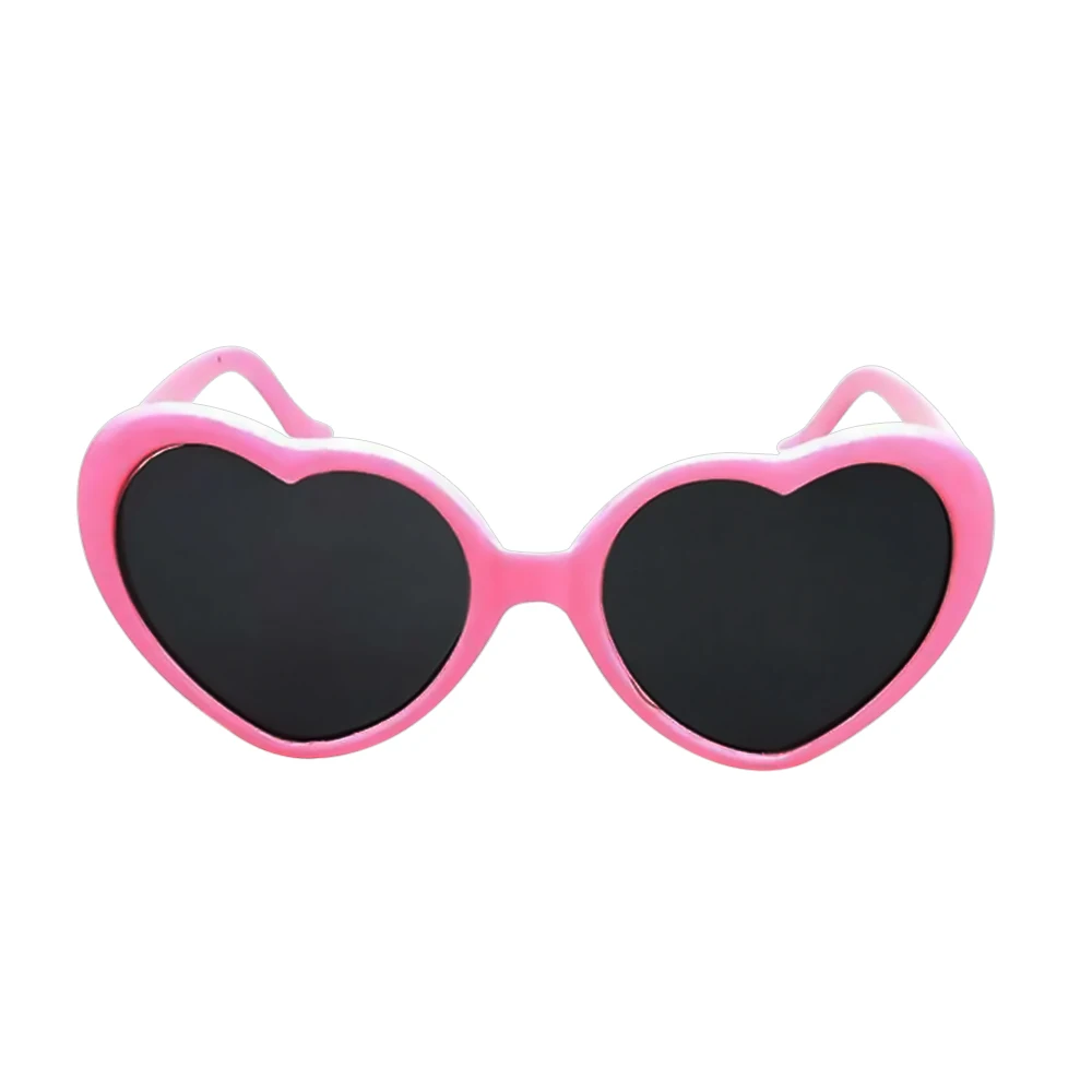 

Wholesale Heart Shaped Glasses Special Effect Peach Eyeglasses Gift Love Sunglasses Diffraction Heart Glasses