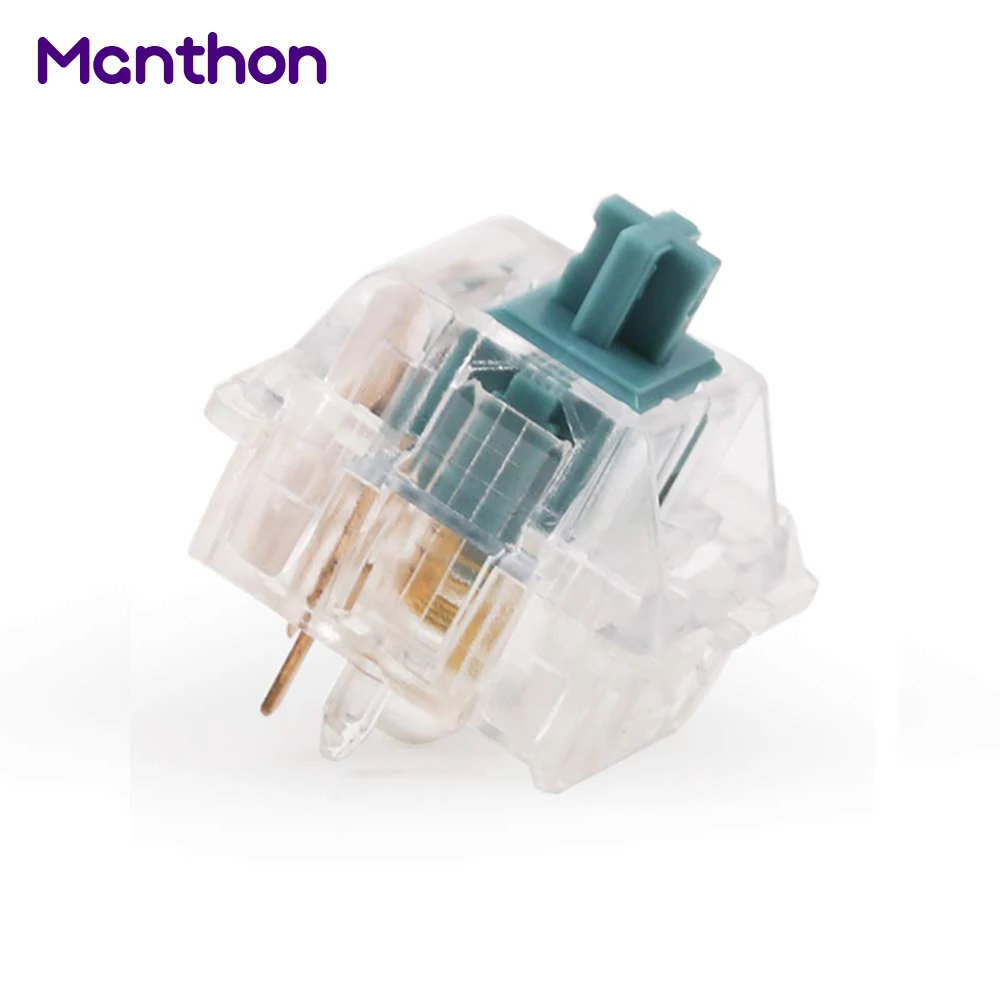 

JWK T1 Giant V2 Transparent Clear Shell Backlit Clear Cement Cyan Milk Green Tactile Keyboard Switches