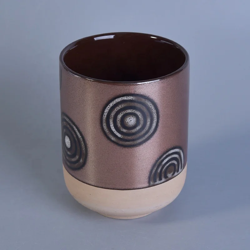 Personalized handmade porcelain ceramic candle containers tealight scented candle holders making supplies