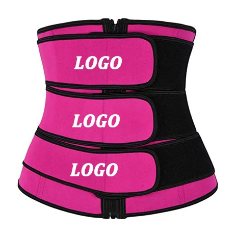 

Wholesale Neoprene 3 Belt 7 Steel Fitness Women Sports Bones Body Waist Trainer Shaper, Customized color