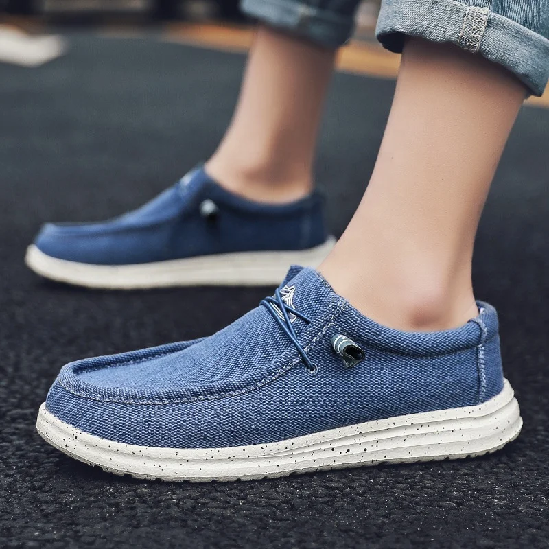 

2022 new large size trend custom men's canvas casual shoes