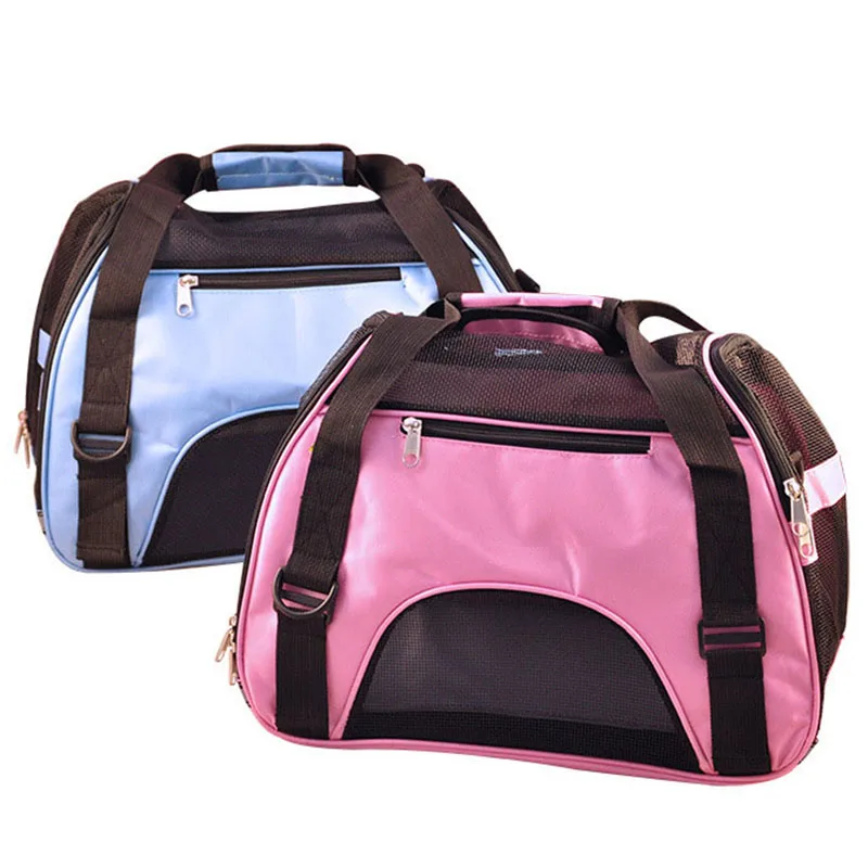 

Nylon Mesh Cat And Dog Pet Outing Handbag Manufacturers Wholesale Large-capacity Portable Breathable One-shoulder Pet Bag YGH331