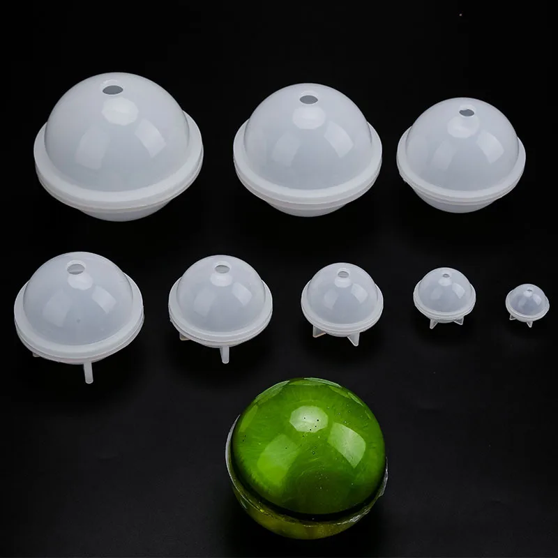 

Round Sphere Silicone Resin Molds, Epoxy Resin Ball Molds for Resin, Large Ball Sphere Resin Mold