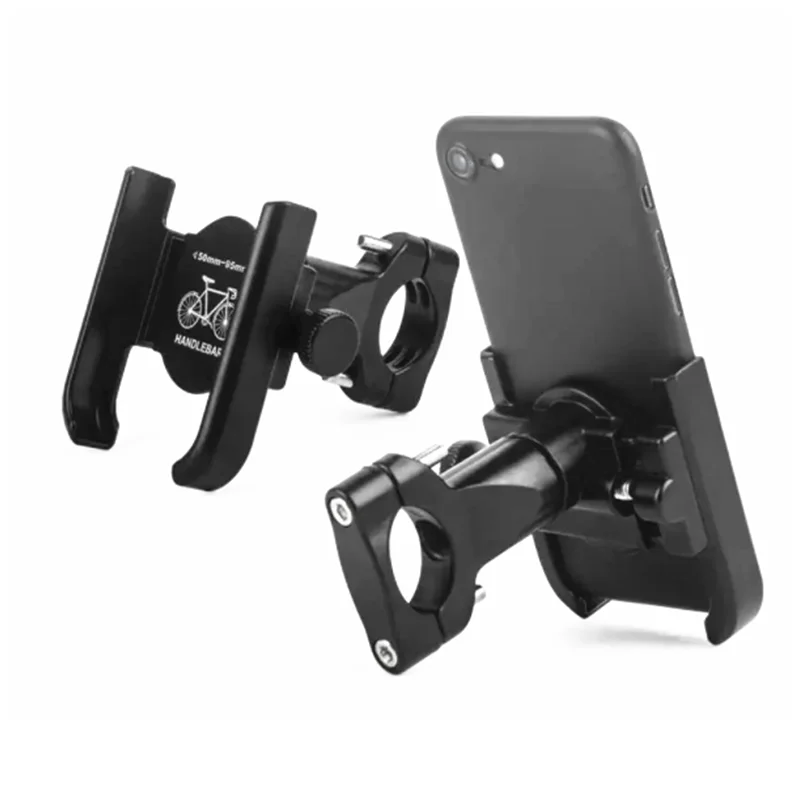 

Full protection adjustable Motorcycle Phone Mount 360 security lock bicycle phone holder aluminum motorcycle phone holder