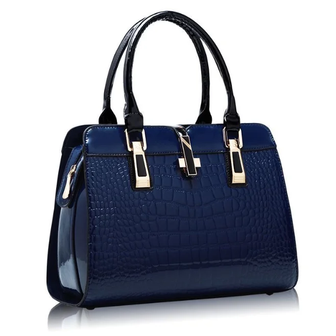 

Leather Crocodile Leather hand bag for Women Ladies Shoulder Bags sling bag PU Purse crossbody Patent