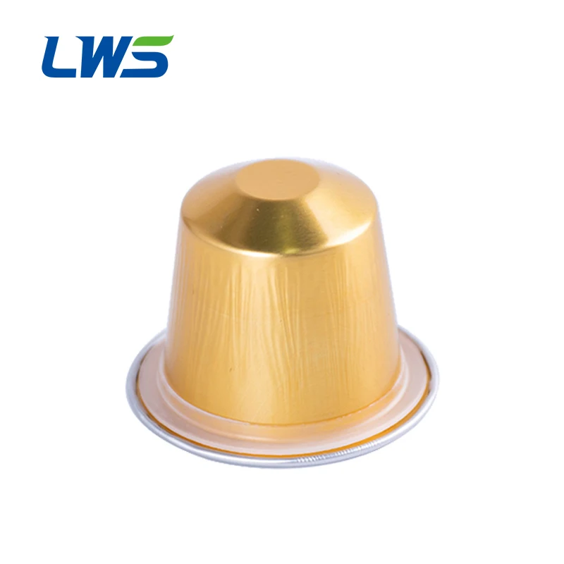 

Factory directly aluminum nespresso pods coffee cup capsules, Customized