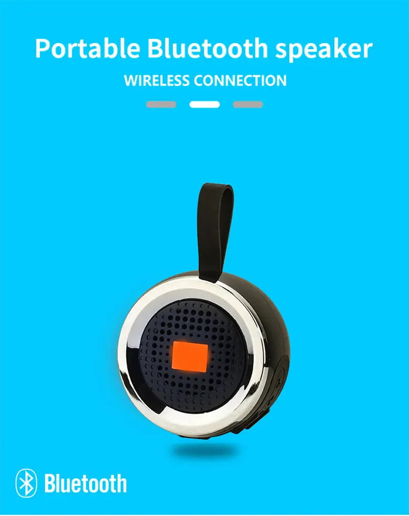 Outdoor Subwoofer Stereo Portable Wireless Bluetooth Speaker FM Radio TF USB MP3 Player - ANKUX.COM