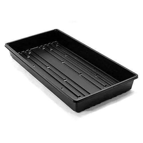 

Horticulture Flat Large Black Plastic Hydroponic Growing Water Tray with Holes 0.8mm 1mm