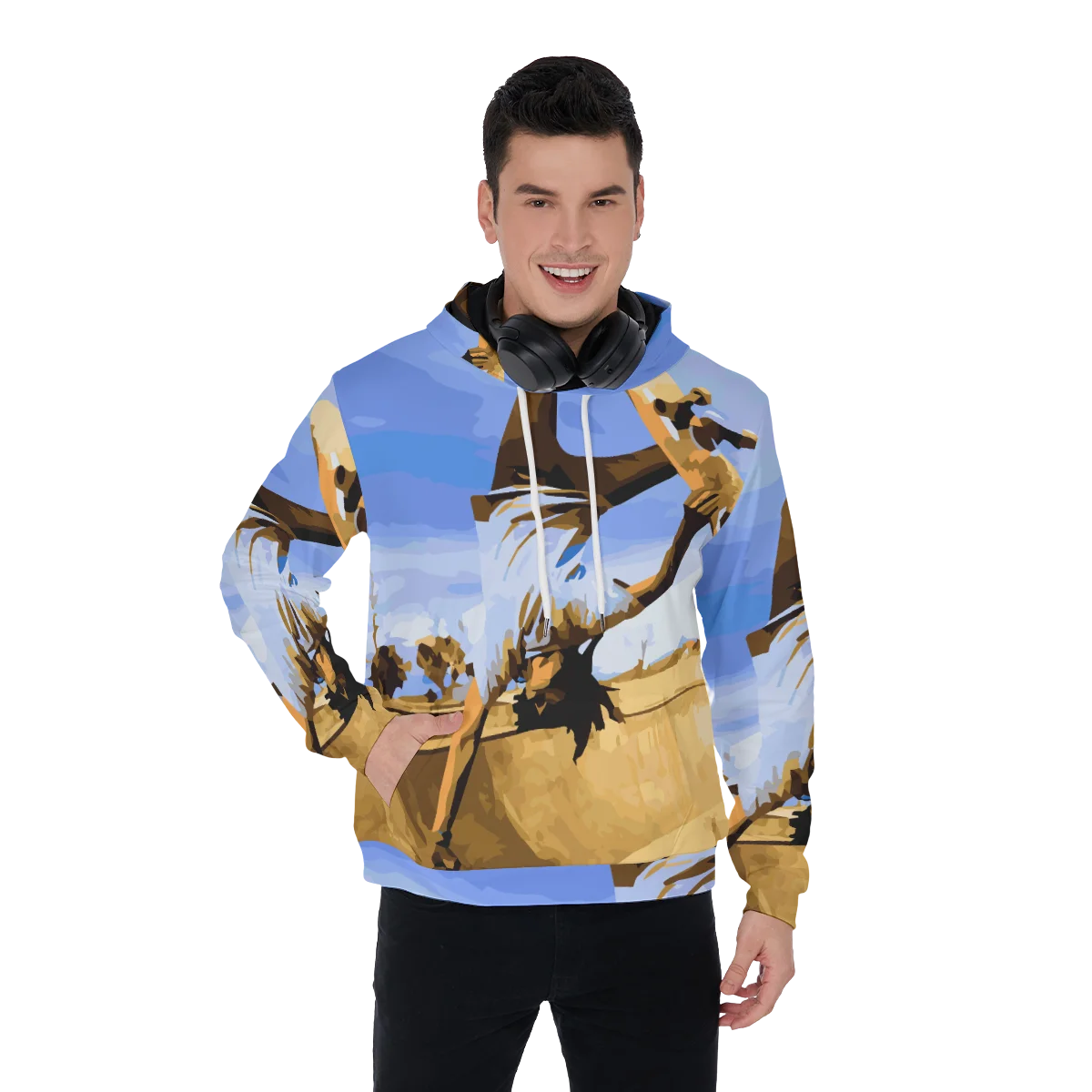 

Low Minimum Order Quantity Custom Jersey Hoodie Plus Size 3D Print Mens hoody, Customized color