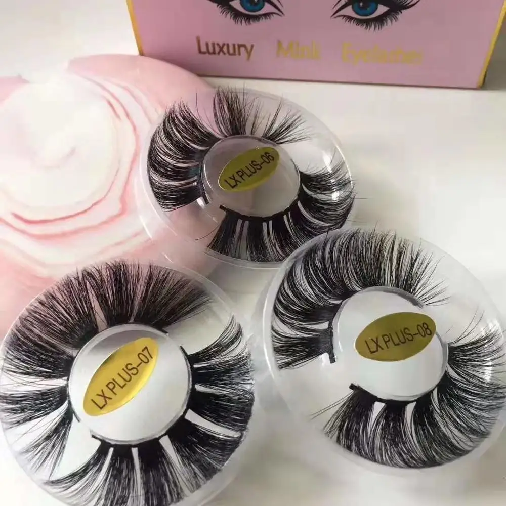 

Hot sale false eyelashes in stock, Black color