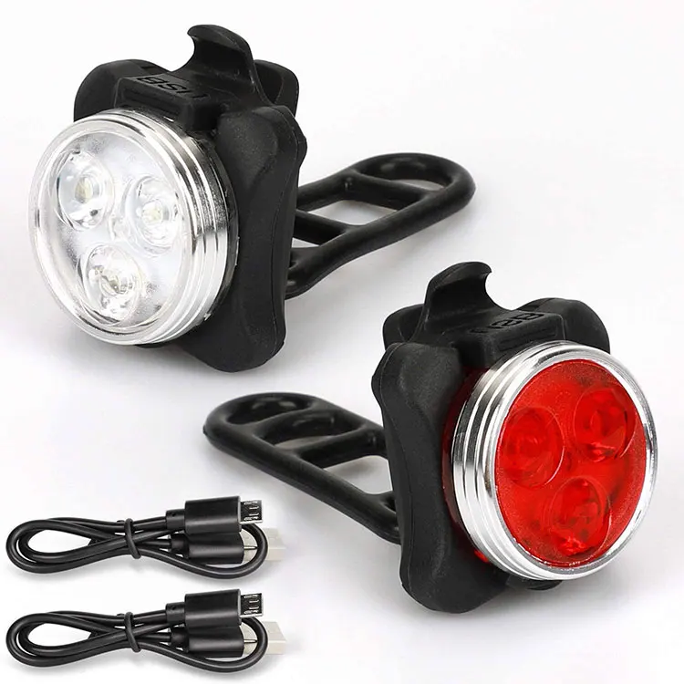 

800 Lumens Super Bright Waterproof 4 Mode Mountain Cycling Front And Back Bike Light, Bicycle Light Set