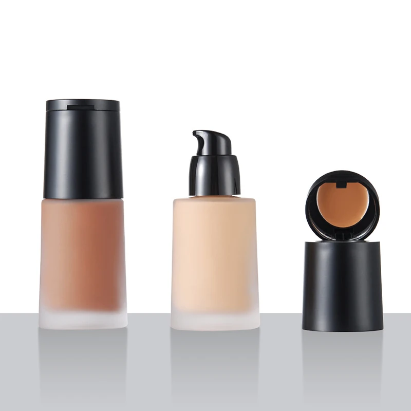 

Custom 2 in 1 two in one liquid waterproof foundation and concealer private label full coverage creamy concealer