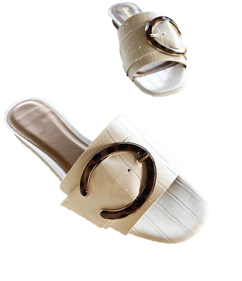 

New-Style Hot Sexy Fashion Leopard Skin Buckle Women Slippers Low Heel Sandals, 4 colors