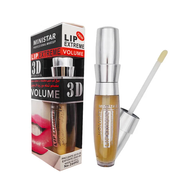 

MINISTAR Professional Makeup Big Lip Natural Moisturize Sexy Shiny Enhancer Plumper 3D Lip Extreme Volume Lip Gloss