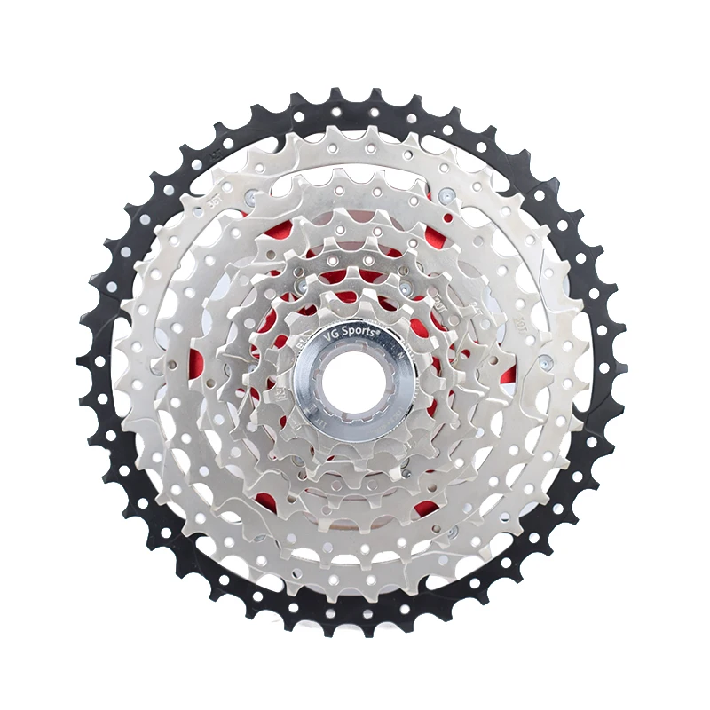 

VG Sports 8 Speed 11-42T Silver Bicycle Cassette Freewheel for MTB Mountain Bike Parts