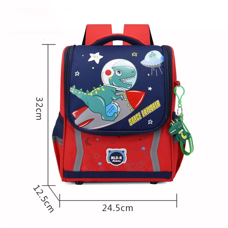 

Fashion casual cute cartoon printing ridge guard children school bags light breathable wear-resistant schoolbags for boys