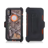 

Heavy duty case camo defender with belt clip defender phone cover case for IPhone XR