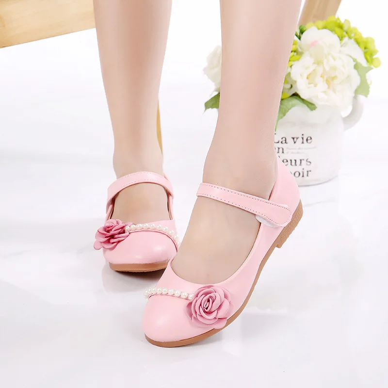 

2019 Fashion Kids Top Quality Flower Casual Princess Girl Shoes For Wholesale Children Party Dancing Shoes, Customer's request