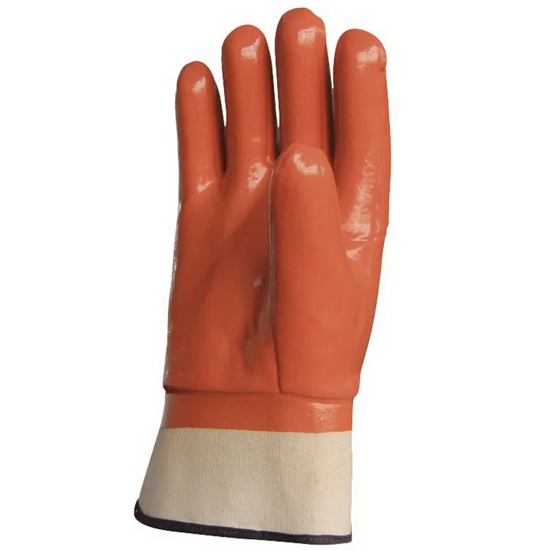 

Wholesale High Quality Orange PVC coating Crash Proof Safety gloves, Blue