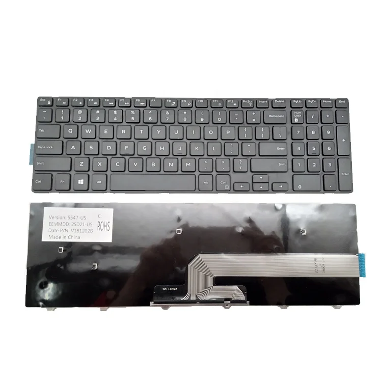 

HK-HHT Laptop US Keyboard for Dell Inspiron 15-7000 7557 7559 15-3000 3541 3542 3543