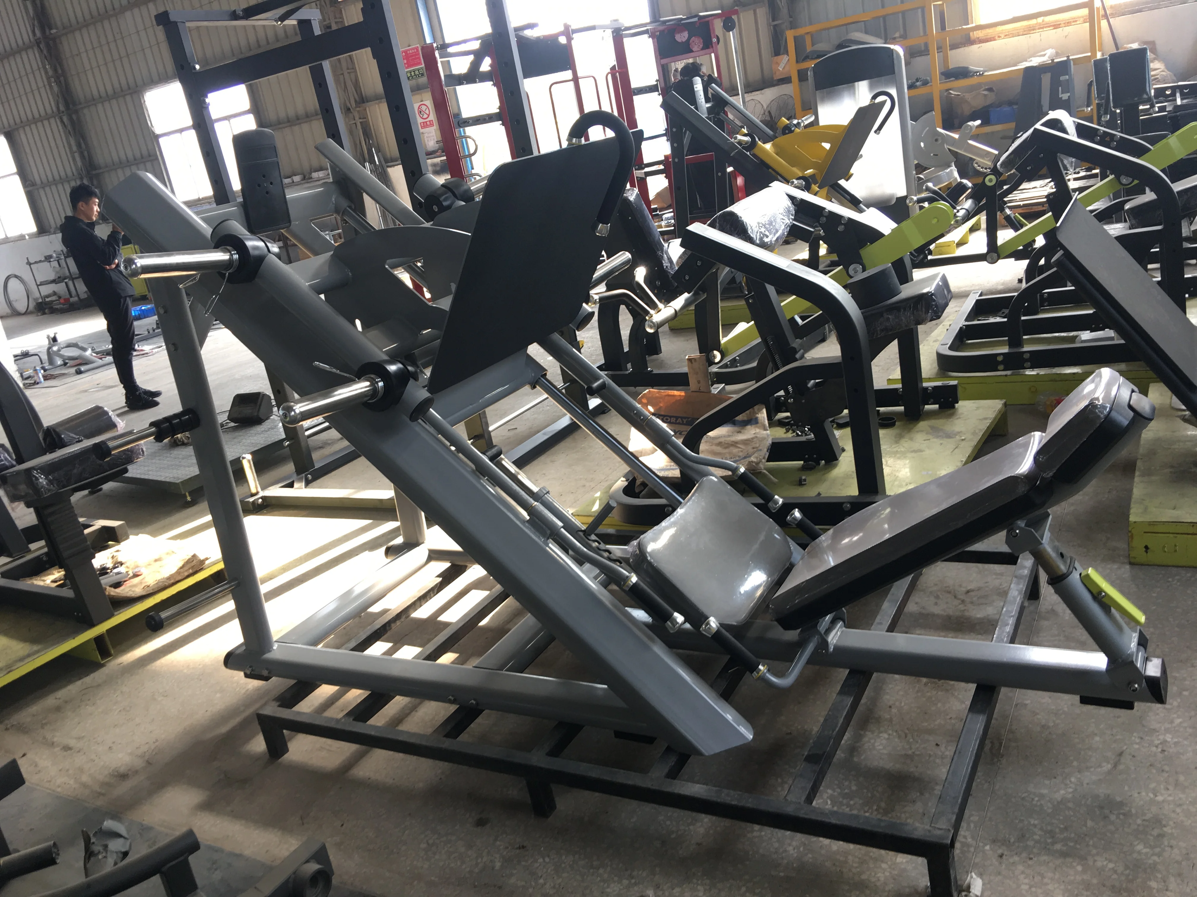 
Professional Fitness Machine 2019 Hot Sale Design Gym Equipment PL56 Linear Leg press 