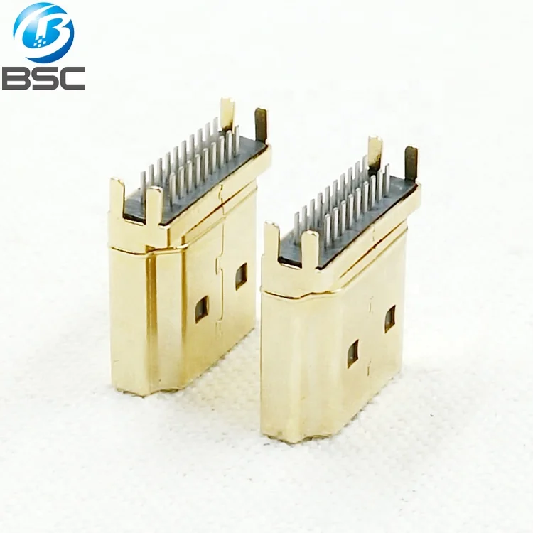 Gold HDMI Connector A Type Male Straddle Type-01.jpg
