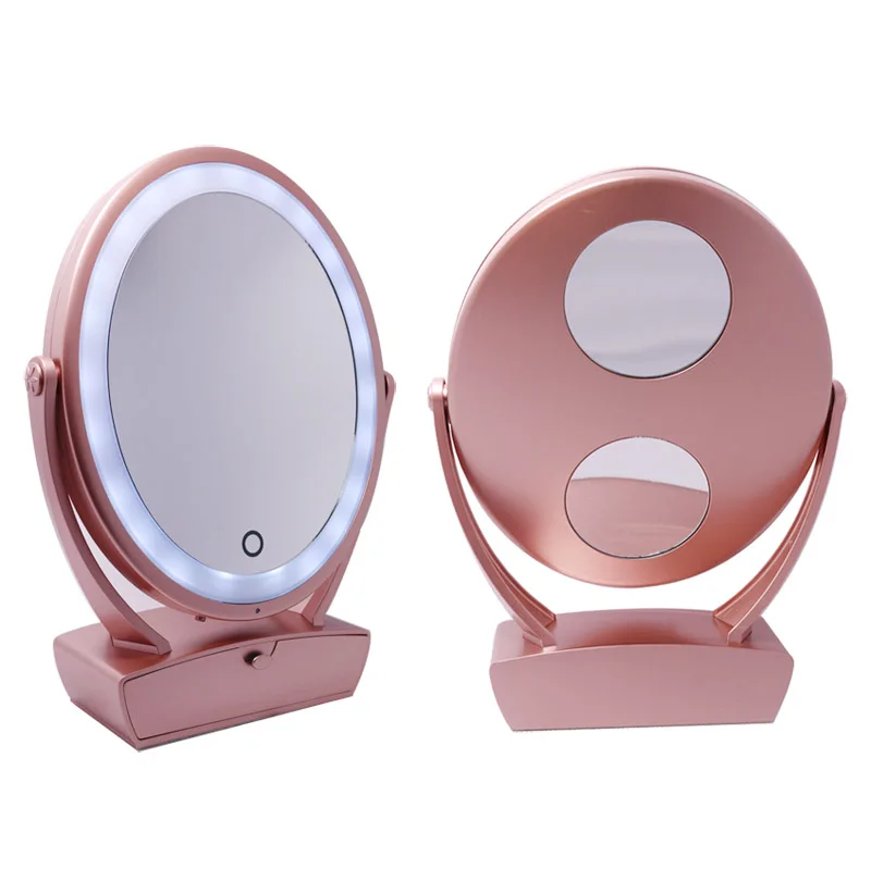 

Wholesale Lighted Makeup Cosmetic Beauty Right Lights Mirror with Dresser