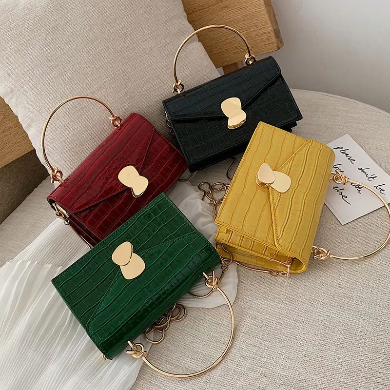 

Latest Wholesale Fashion Handbags Women PU Leather Bag Chain Purse For Ladies, Multicolor matching or according to your request.