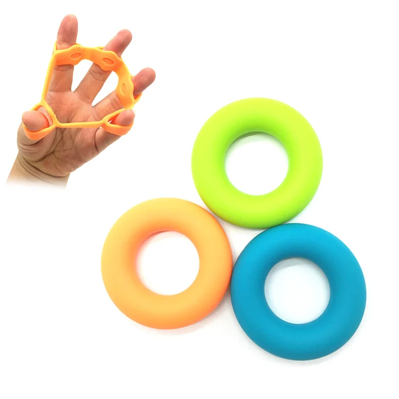 

Fitness Finger Trainer Band Tension Tools Strength Exerciser Muscle Power Hand Silicone Expander Training Recovery