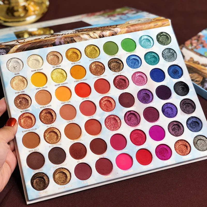 

GLAZZI Makeup Gorgeous 63 Color Make up Palette matte cosmetic Pigment Eye Shadow kit, 63 colors