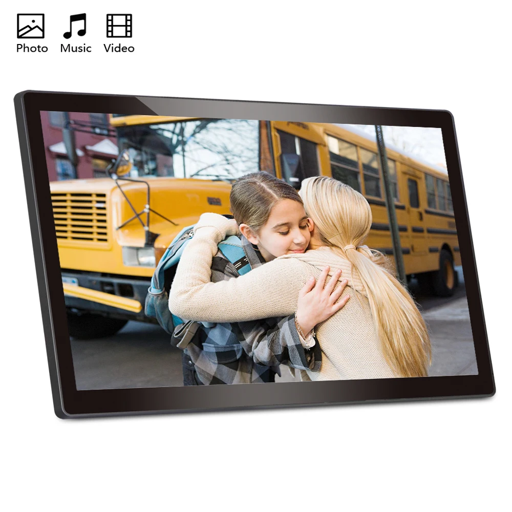 

15.6 Inch Video Player Digital Photo Frame Usb Picture Booth Music Clock Speaker Advertising Player Remote Control