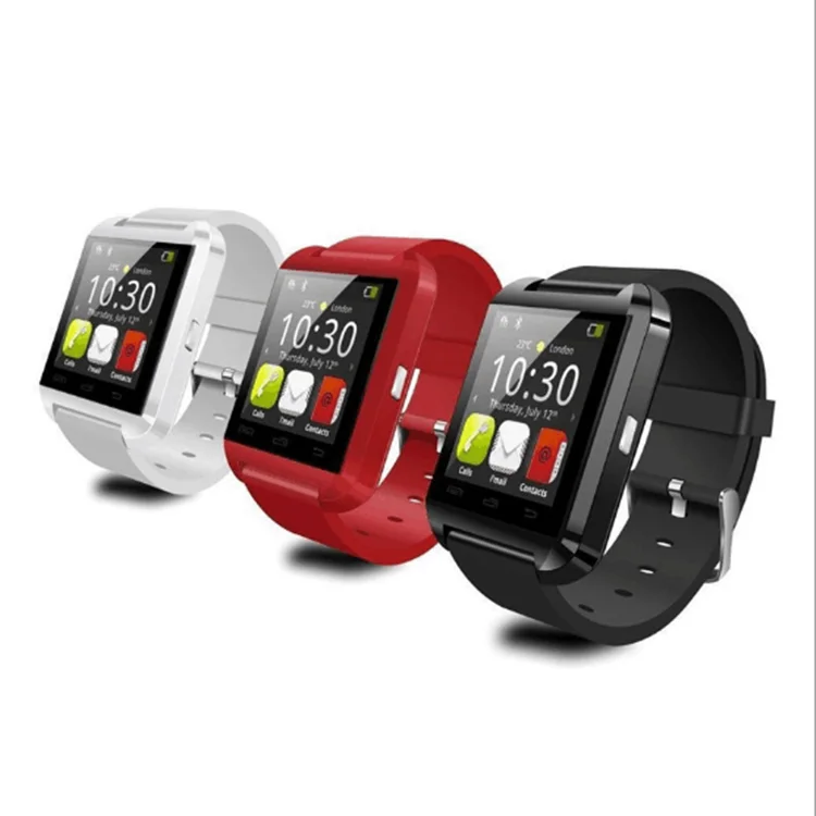 

Hot selling cheap android Wristwatch U8 smartwatch with sim card camera smart watch, 3 colors