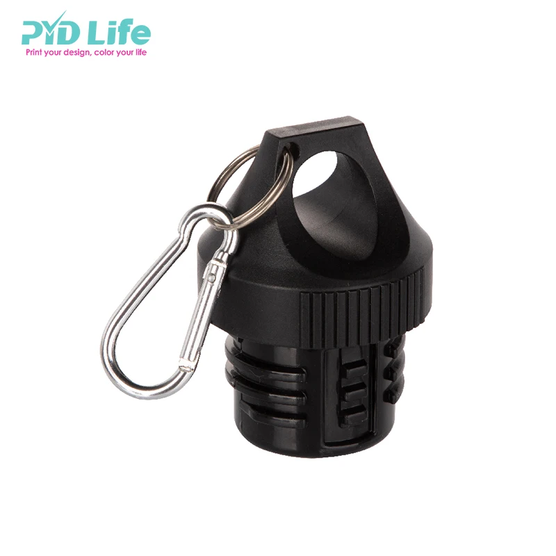 

PYDLife Lid For Bottle Plastic Lid With Carabiner, Black