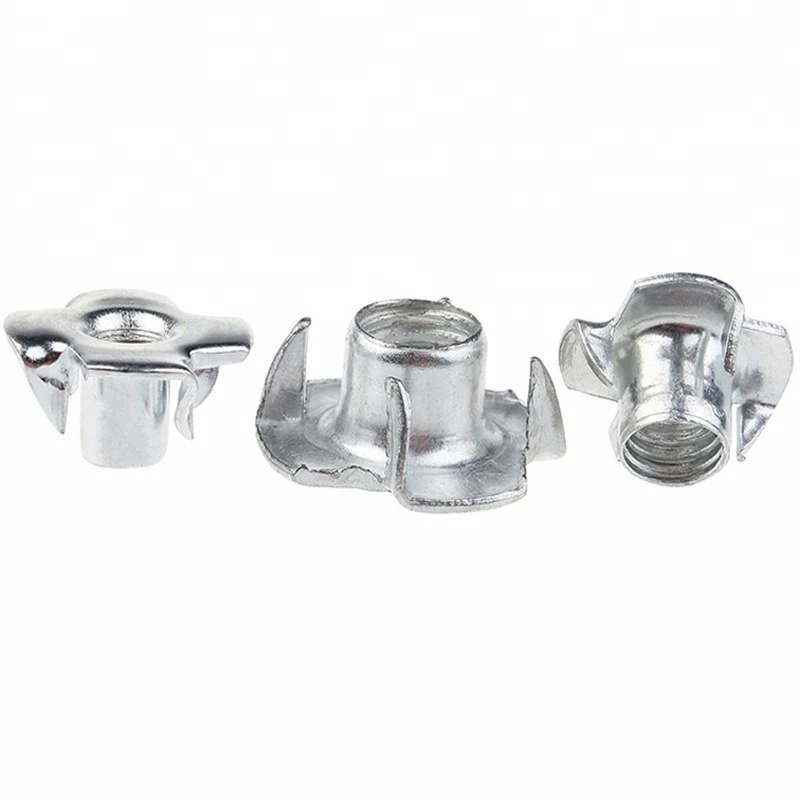M4 M5 M6 M8 M10 Din1624 4 Pronged Insert Stainless Steel 4 Prong Four Claw Tee Nut Buy Four